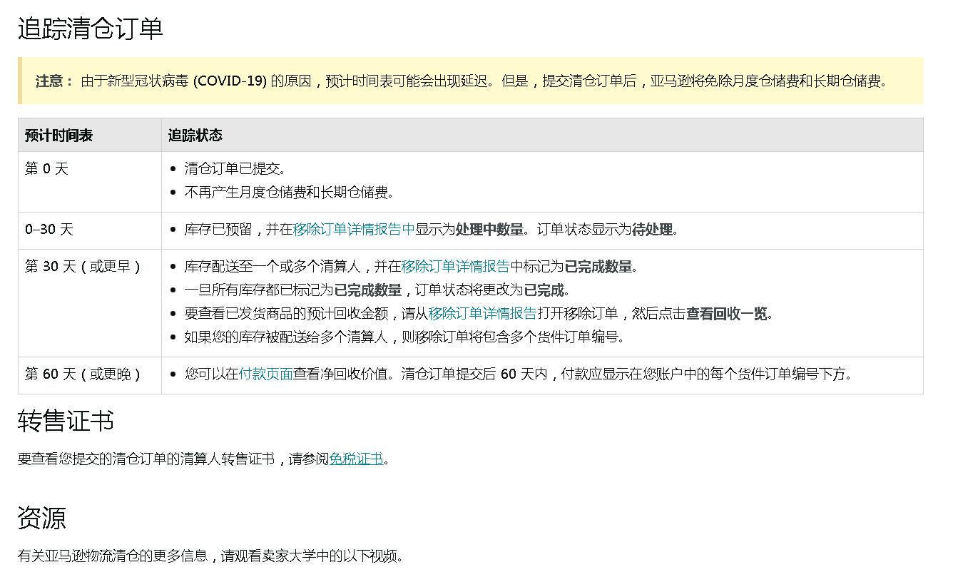 亚马逊移除订单新增功能 清仓 Liquidations 感觉挺有意思的 试了试把某个产品不可售的库存建立了一个清仓订单 之后再研究一下 不知道清仓可售库存效果如何
