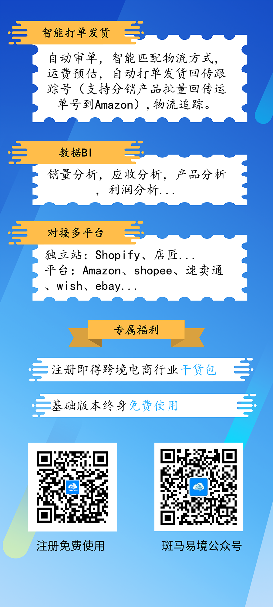 斑马erp——专业级跨境电商管理软件 - 知无不言跨境电商社区